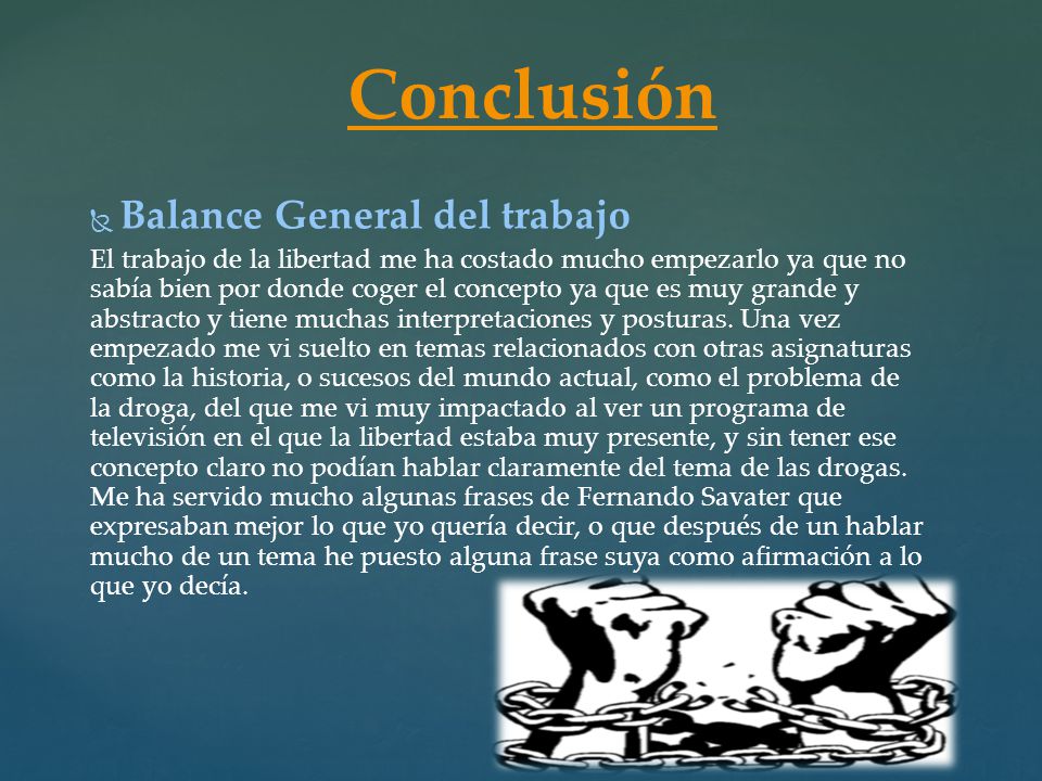 General conclusion